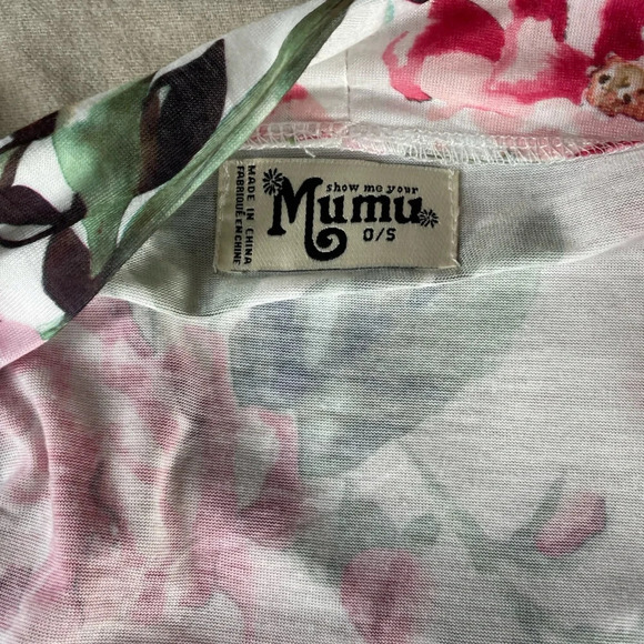 Show Me‎ Your Mumu Brie Robe Garden Of Blooms Pink Floral - Picture 4 of 7